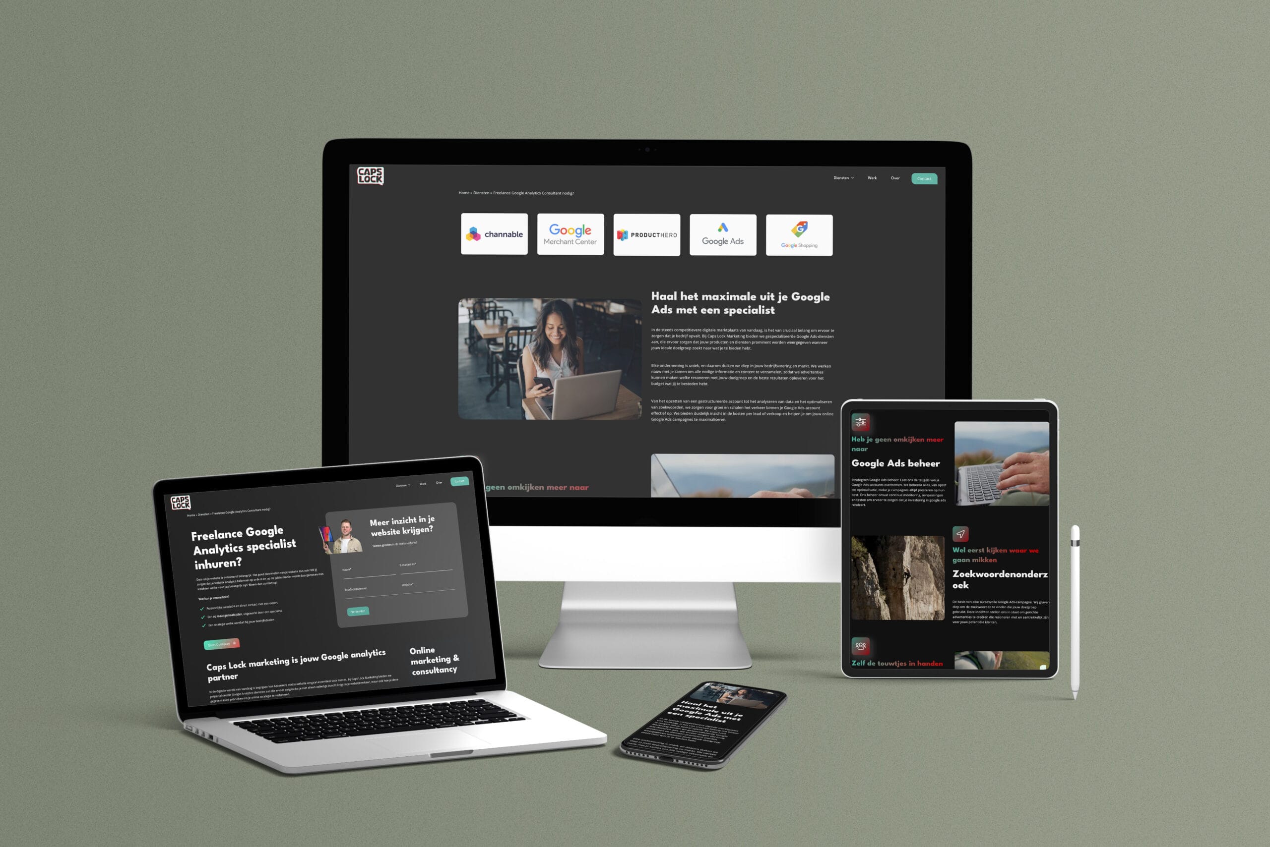 achtergrond website laten maken