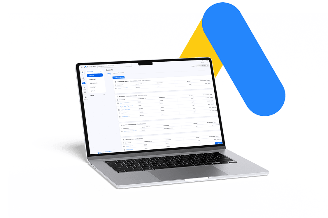Google ads conversies instellen