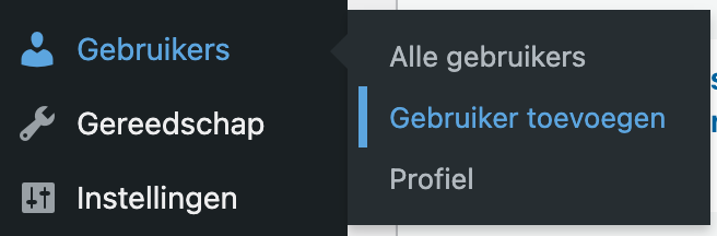 gebruiker toegang geven in wordpress