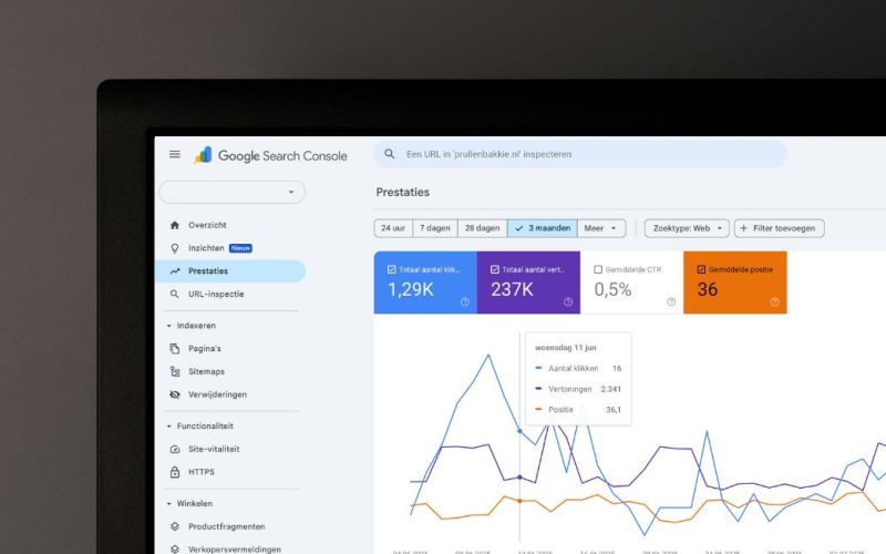 Toegang geven tot google search console